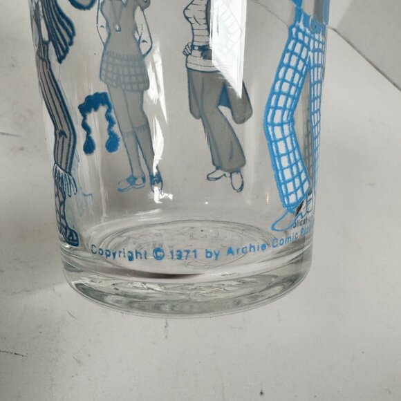 Vtg 1971 Archie Comics Glasses Set of 4 • Reggie Hot Dog Archie Sabrina • Reggie - Picture 13 of 13